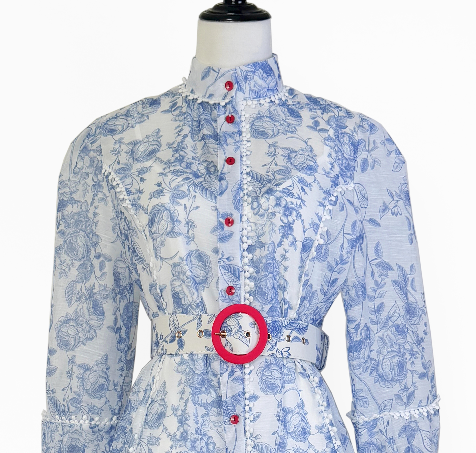 Real shot Australian retro print French elegant mid length lace lace patchwork dress with large skirt Real shot Australian retro print French elegant mid length lace lace patchwork dress with large skirt