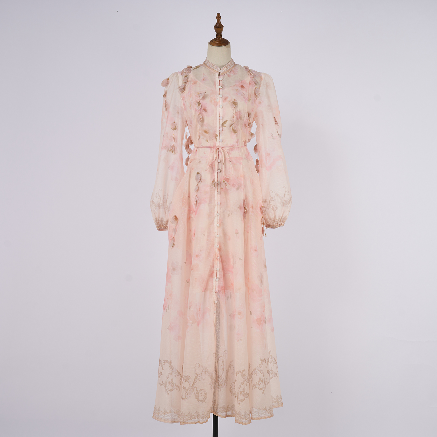 Real time shooting of new handmade hanging flower long dress with heavy craftsmanship positioning, two-piece set in 4 colors Real time shooting of new handmade hanging flower long dress with heavy craftsmanship positioning, two-piece set in 4 colors