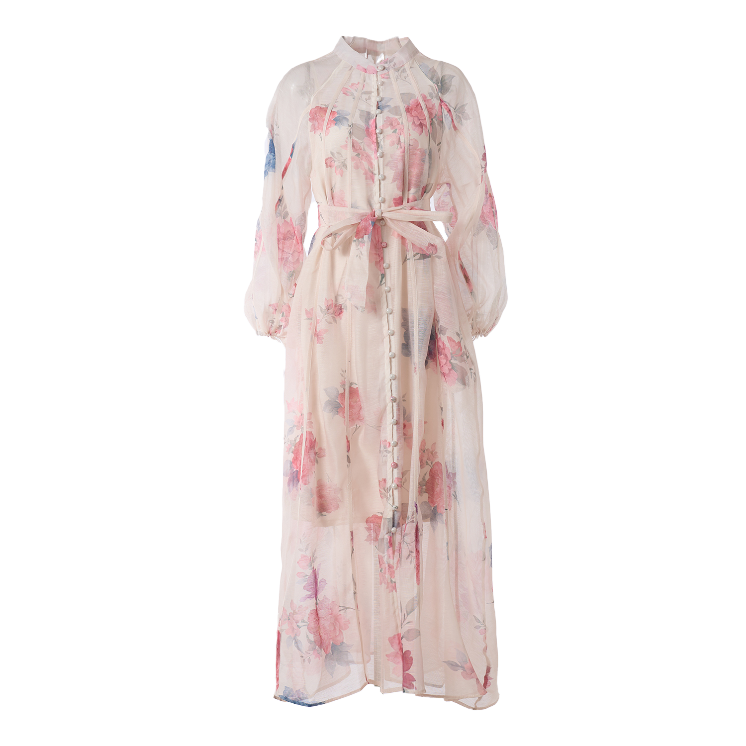 New Fashionable Light Luxury Buckle Printed Shoulder Slip Long Sleeve Long Dress Round Neck Slimming Two Piece Set New Fashionable Light Luxury Buckle Printed Shoulder Slip Long Sleeve Long Dress Round Neck Slimming Two Piece Set