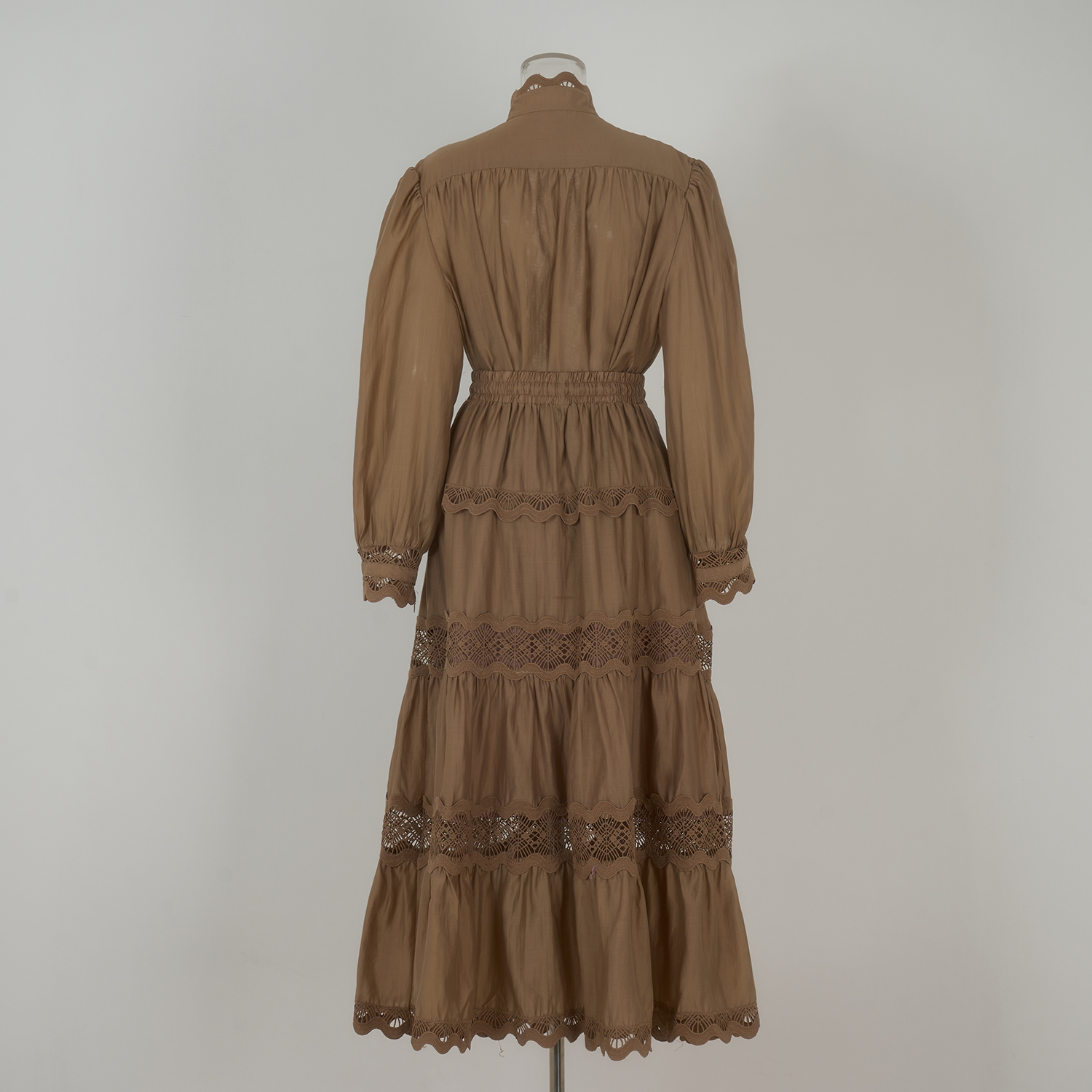 Real time shooting of European, American, British style fake suit dress, heavy-duty solid color lace loose large swing formal dress Real time shooting of European, American, British style fake suit dress, heavy-duty solid color lace loose large swing formal dress