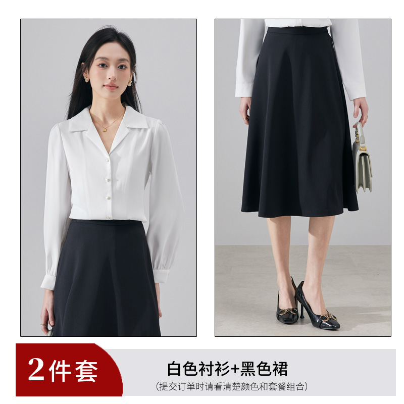 Fashionable Western style collar shirt for women in autumn 2025, new fashionable temperament OL casual versatile commuting long sleeved shirt Fashionable Western style collar shirt for women in autumn 2025, new fashionable temperament OL casual versatile commuting long sleeved shirt