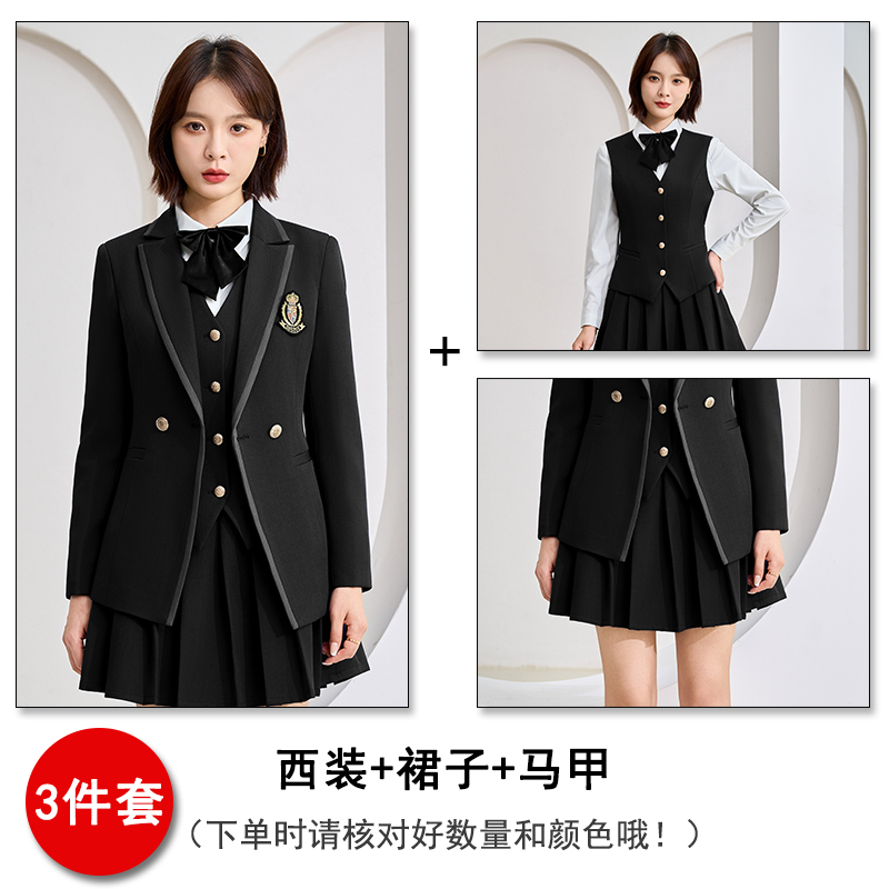 High end professional women's suit, vest pants, three piece set, autumn temperament, commuting formal work clothes, long sleeved suit High end professional women's suit, vest pants, three piece set, autumn temperament, commuting formal work clothes, long sleeved suit