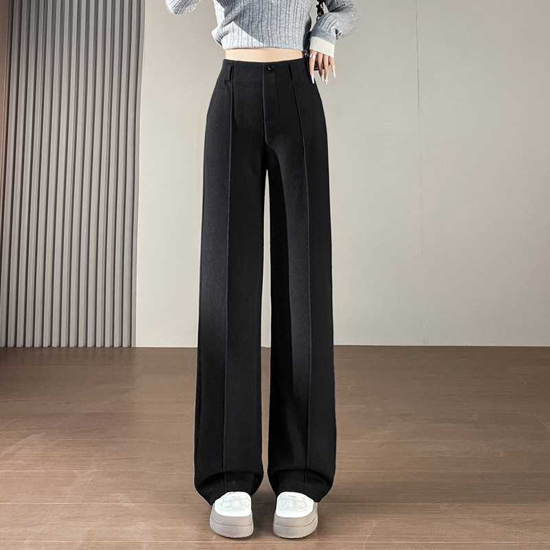 Fashionable and minimalist casual suit pants for women in early autumn 2025, with a niche design and versatile wide leg pants for commuting Fashionable and minimalist casual suit pants for women in early autumn 2025, with a niche design and versatile wide leg pants for commuting