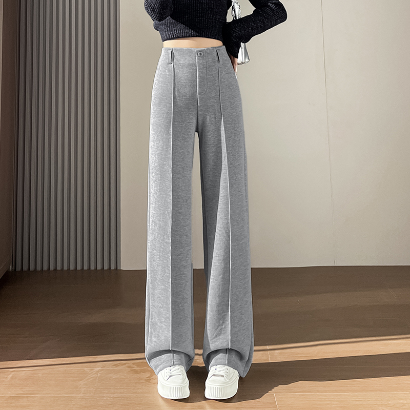 Fashionable and minimalist casual suit pants for women in early autumn 2025, with a niche design and versatile wide leg pants for commuting Fashionable and minimalist casual suit pants for women in early autumn 2025, with a niche design and versatile wide leg pants for commuting