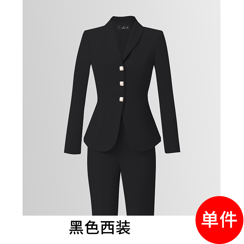 High end single breasted suit set for women 2025 early autumn new slim fit and slimming temperament goddess style commuter suit High end single breasted suit set for women 2025 early autumn new slim fit and slimming temperament goddess style commuter suit