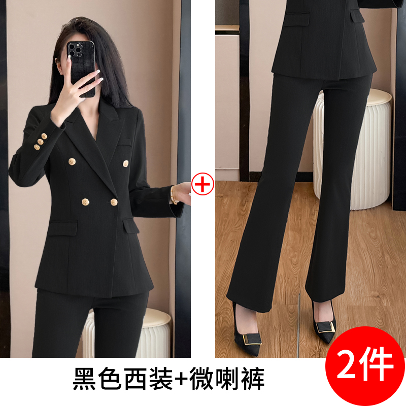 High end professional formal suit, pants set, women's autumn new style design, temperament, goddess style commuting work clothes High end professional formal suit, pants set, women's autumn new style design, temperament, goddess style commuting work clothes