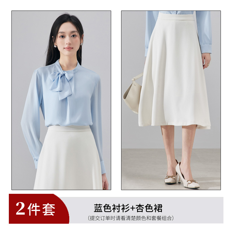 Fashionable Western style ribbon shirt, women's 2025 autumn outfit, new simple temperament OL casual versatile shirt dress Fashionable Western style ribbon shirt, women's 2025 autumn outfit, new simple temperament OL casual versatile shirt dress