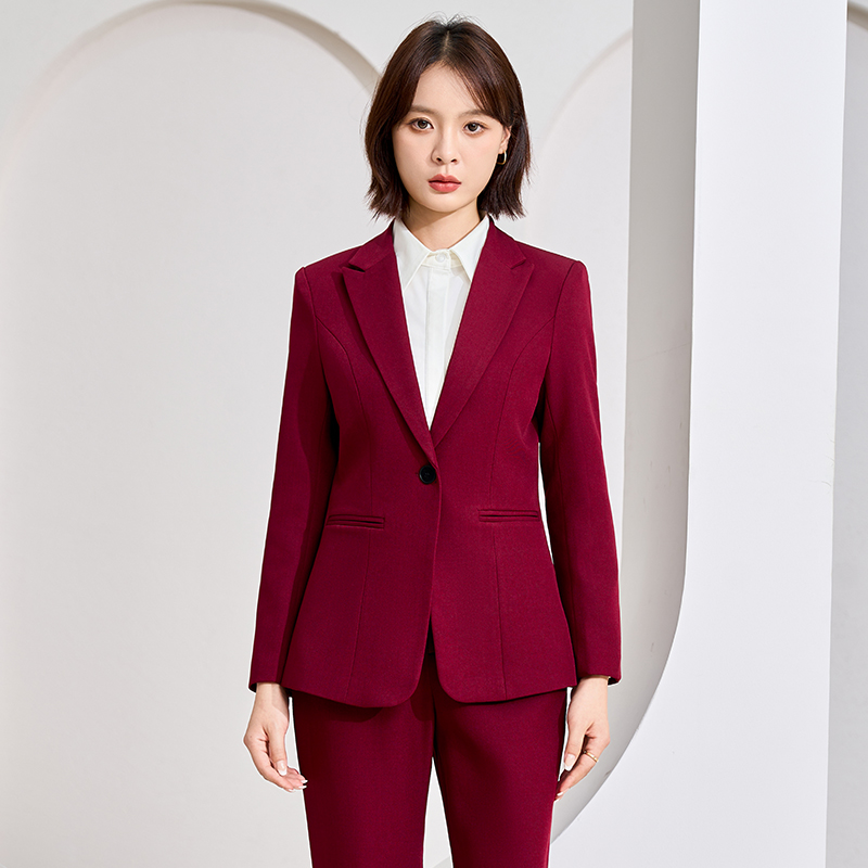 Workplace formal work clothes, suit set for women in autumn 2025, slim fit and slimming, one button commuting professional work clothes Workplace formal work clothes, suit set for women in autumn 2025, slim fit and slimming, one button commuting professional work clothes