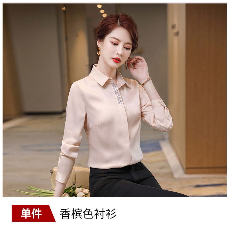 Autumn and Winter New Velvet Thickened Shirt for Women 2025 New Casual Versatile Simple Style Interior Bottom Shirt Autumn and Winter New Velvet Thickened Shirt for Women 2025 New Casual Versatile Simple Style Interior Bottom Shirt