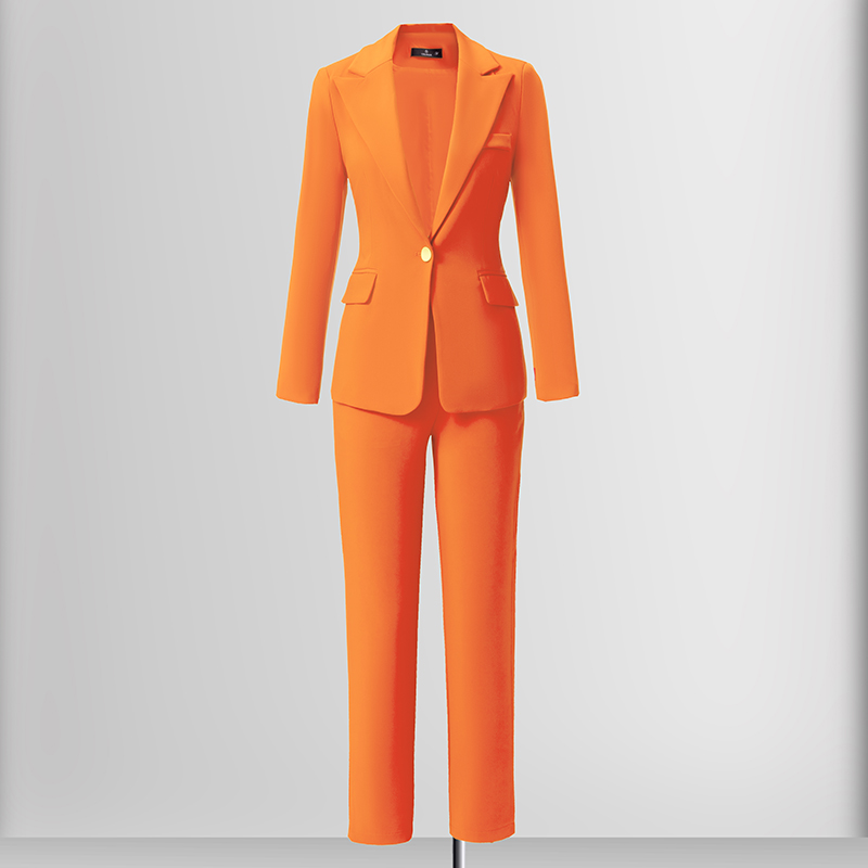 One button slim fit suit for women in autumn and winter of 2025, new style with simple and capable temperament, goddess style commuter suit