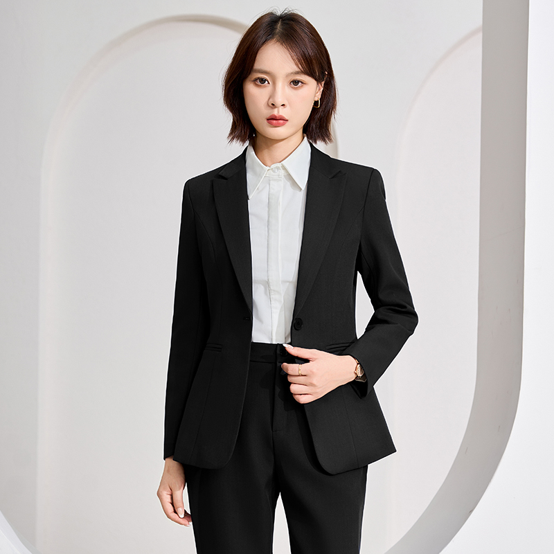 Workplace formal work clothes, suit set for women in autumn 2025, slim fit and slimming, one button commuting professional work clothes Workplace formal work clothes, suit set for women in autumn 2025, slim fit and slimming, one button commuting professional work clothes