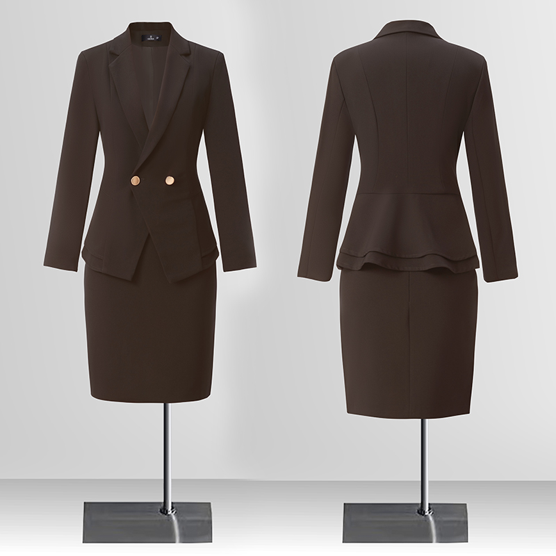 Design sense high-end suit set for women 2025 early autumn new style simple and capable temperament goddess style commuting suit Design sense high-end suit set for women 2025 early autumn new style simple and capable temperament goddess style commuting suit