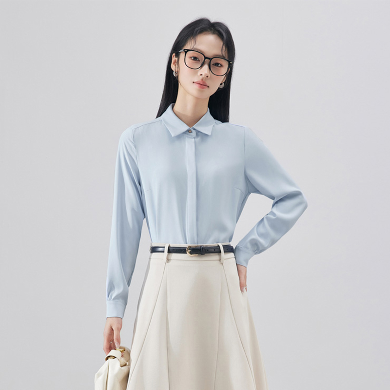 Fashionable and minimalist white shirt, women's 2025 early autumn Korean style casual versatile commuting shirt set Fashionable and minimalist white shirt, women's 2025 early autumn Korean style casual versatile commuting shirt set