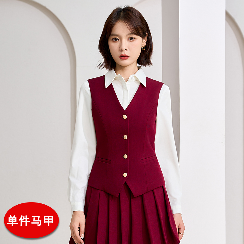 2025 high-end single breasted vest set for women's autumn slimming and slimming commuting formal wear, with a V-neck vest as the base layer 2025 high-end single breasted vest set for women's autumn slimming and slimming commuting formal wear, with a V-neck vest as the base layer