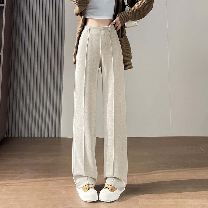 Fashionable and minimalist casual suit pants for women in early autumn 2025, with a niche design and versatile wide leg pants for commuting Fashionable and minimalist casual suit pants for women in early autumn 2025, with a niche design and versatile wide leg pants for commuting