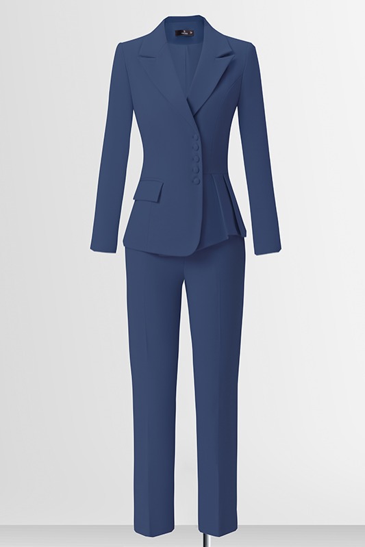 Temperament single breasted suit set for women in the autumn of 2025, with a simple and efficient design, and a niche commuting workwear Temperament single breasted suit set for women in the autumn of 2025, with a simple and efficient design, and a niche commuting workwear