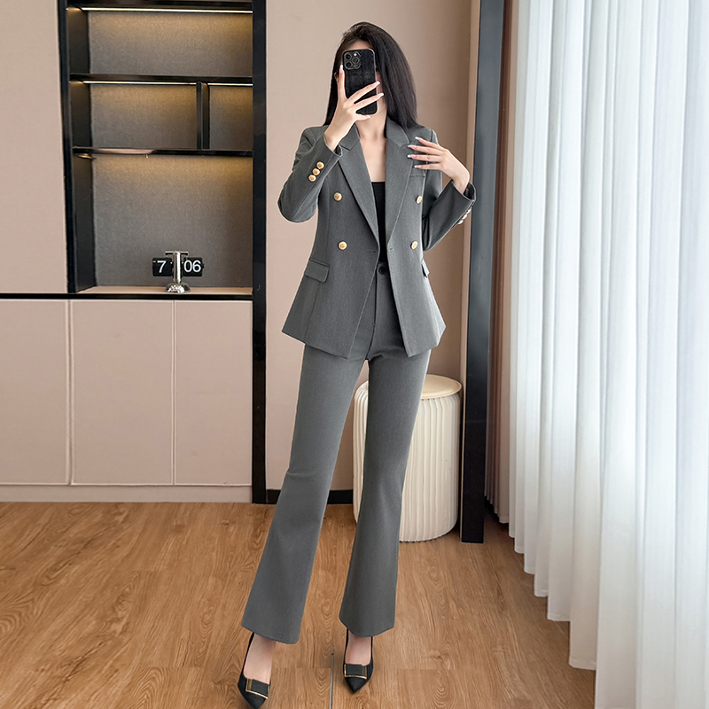 High end professional formal suit, pants set, women's autumn new style design, temperament, goddess style commuting work clothes High end professional formal suit, pants set, women's autumn new style design, temperament, goddess style commuting work clothes