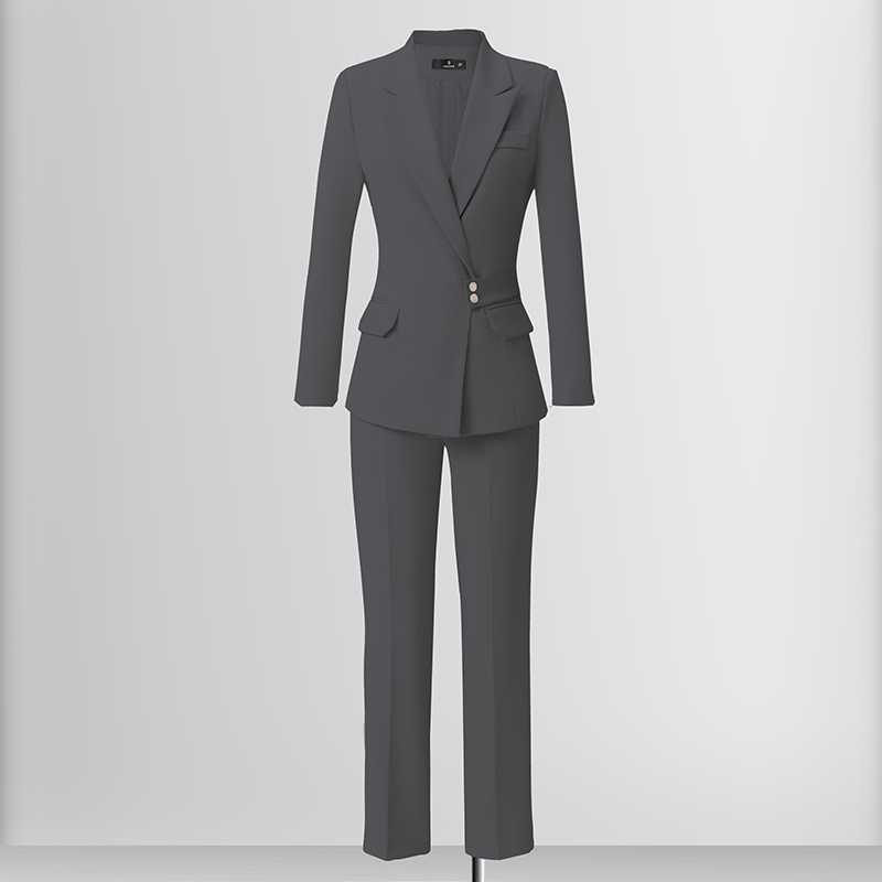 Slimming and slimming temperament suit set for women in autumn 2025, new simple and efficient commuting formal work clothes