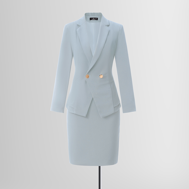 Design sense high-end suit set for women 2025 early autumn new style simple and capable temperament goddess style commuting suit Design sense high-end suit set for women 2025 early autumn new style simple and capable temperament goddess style commuting suit