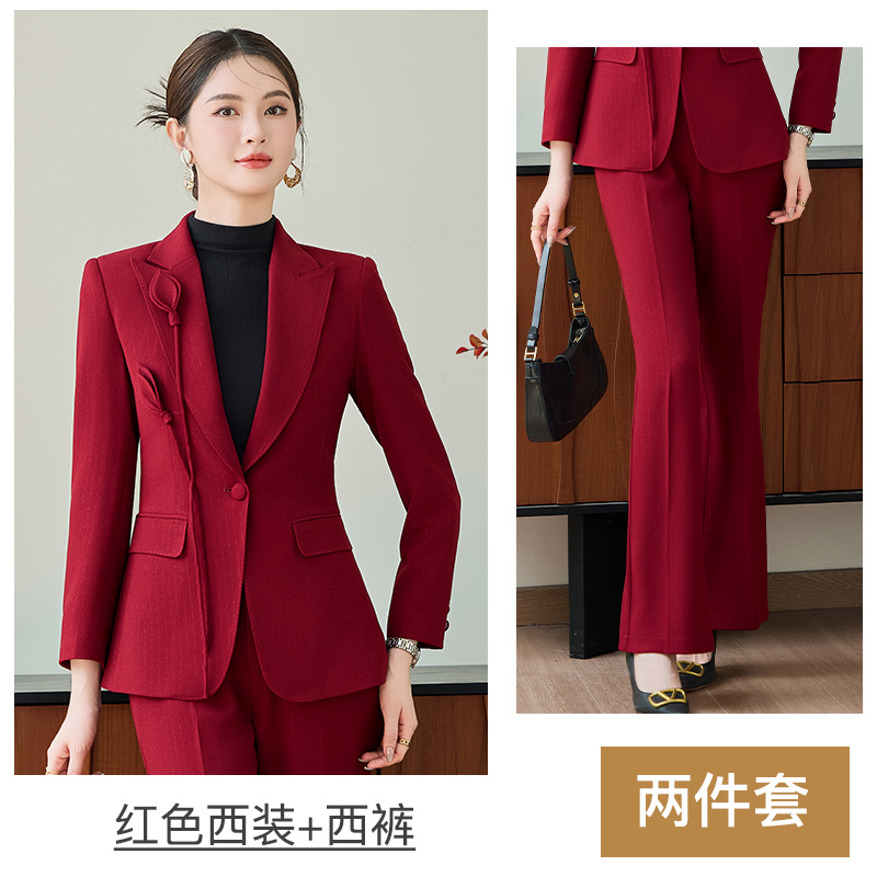 High end long sleeved suit jacket with a sense of design, women's 2025 autumn outfit new style, simple and capable temperament, slim fit suit set High end long sleeved suit jacket with a sense of design, women's 2025 autumn outfit new style, simple and capable temperament, slim fit suit set