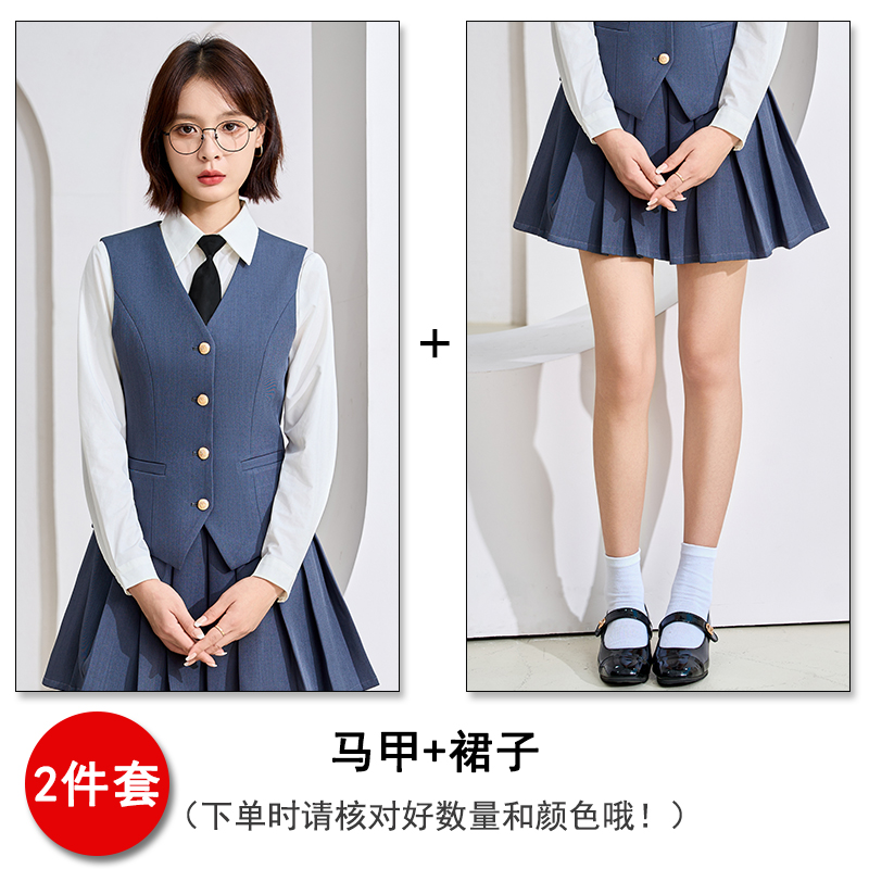 2025 high-end single breasted vest set for women's autumn slimming and slimming commuting formal wear, with a V-neck vest as the base layer 2025 high-end single breasted vest set for women's autumn slimming and slimming commuting formal wear, with a V-neck vest as the base layer