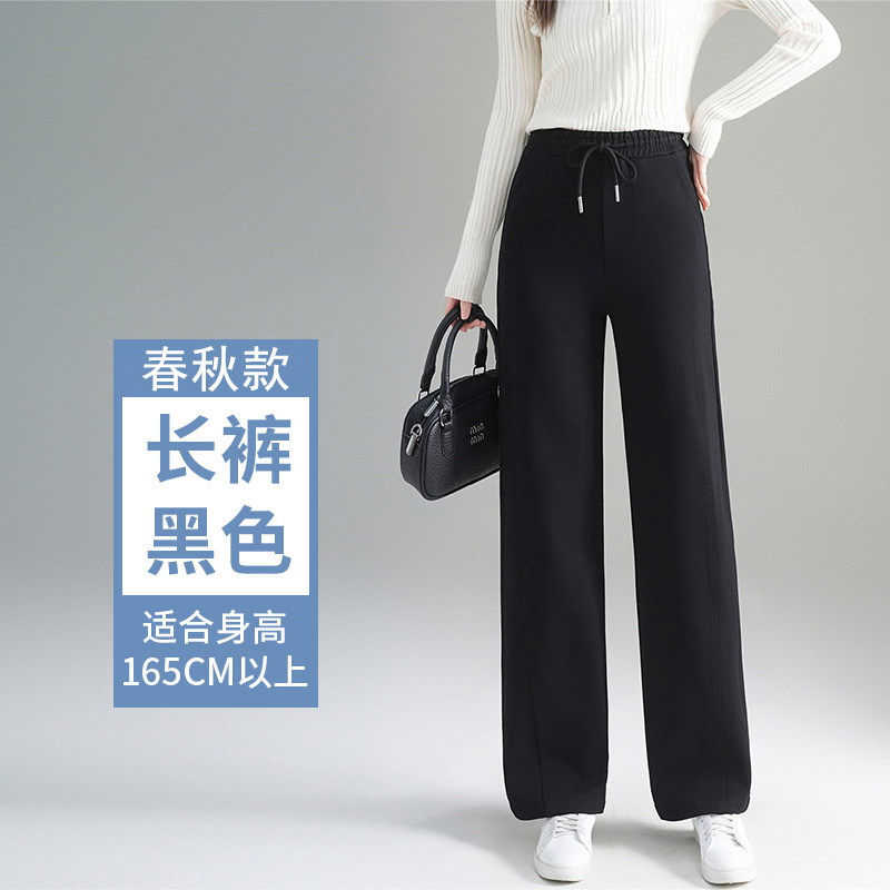 2025 autumn and winter new short cropped pants for women, fashionable and simple temperament, with thick velvet and warm casual pants 2025 autumn and winter new short cropped pants for women, fashionable and simple temperament, with thick velvet and warm casual pants