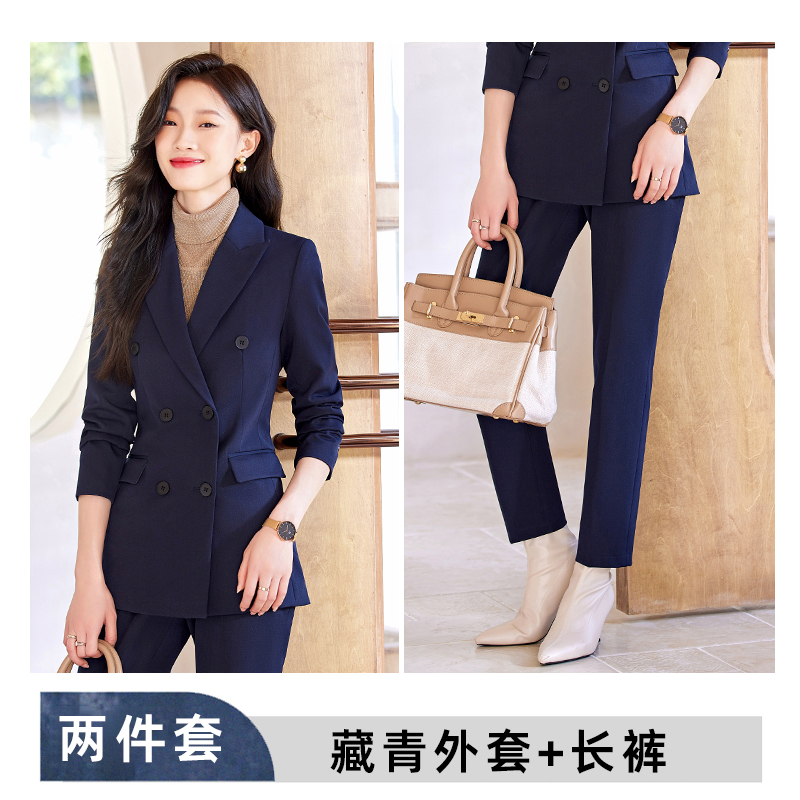 Detachable cotton padded warm suit set for women's 2025 autumn and winter, simple and capable commuting professional work clothes Detachable cotton padded warm suit set for women's 2025 autumn and winter, simple and capable commuting professional work clothes