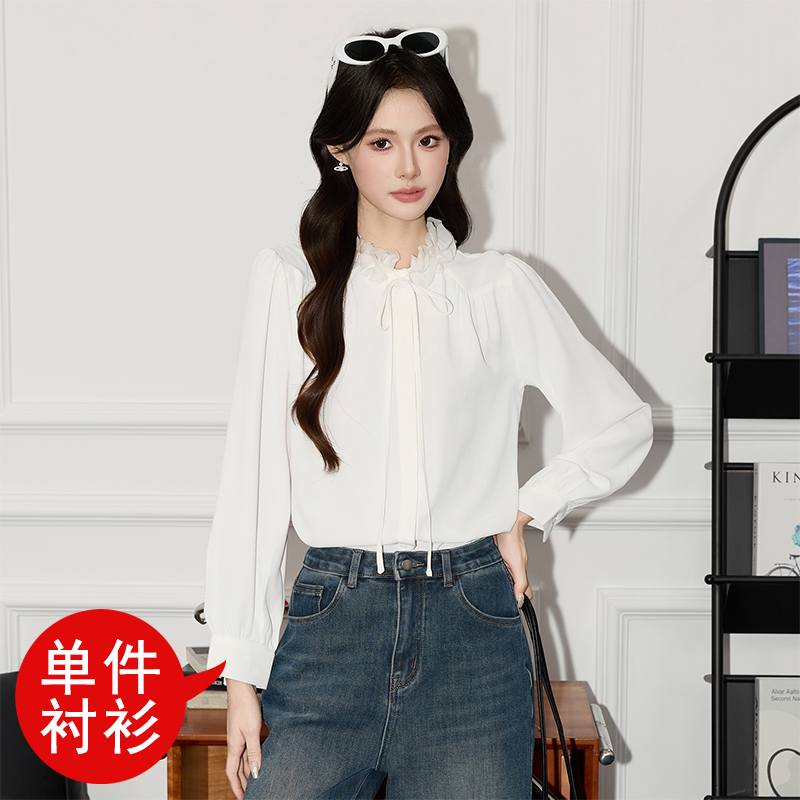 Fashionable and stylish pink shirt, women's 2025 early autumn new design, niche temperament, versatile long sleeved shirt Fashionable and stylish pink shirt, women's 2025 early autumn new design, niche temperament, versatile long sleeved shirt