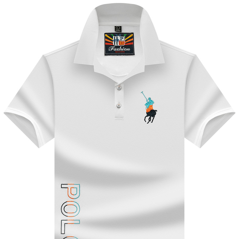 Alibaba Tiger Men's Summer Spot Thin Edition New Short Sleeve Daily Fashion Casual Business Men's Polo Shirt